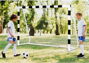 Neo-Sport Futbalová bránka 300 x 200 x 90 cm NS-465 čierna a biela