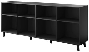 Cama Komoda Etna - čierna/dub