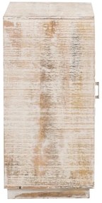 furniture-nabytek.cz - Masívna komoda Zambie z mangového dreva, lakovaná, biela