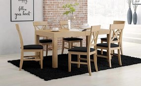 Stima Stolička OAK dub s čalúneným sedákom Vyberte látku ->: Zákazková látka