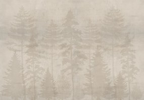 Fototapeta - Béžový les v betóne (147x102 cm)