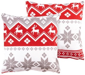 4Home Vianočná obliečka na vankúšik Red Nordic