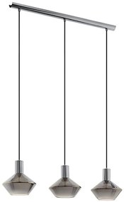 Eglo 97424 - Závesný luster PONZANO na lanku 3xE27/60W/230V