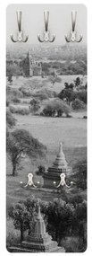 Vešiak na stenu Bagan v Myanmar II