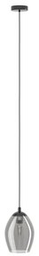 Eglo 39564 - Luster na lanku ESTANYS 1xE27/60W/230V dymová