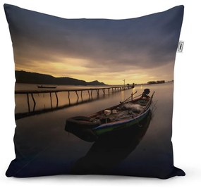 Sablio Vankúš Loďka na jazere 2 - 60x60 cm