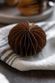 Storefactory Jesenná dekorácia Tekvica Lundhagen Dark Brown