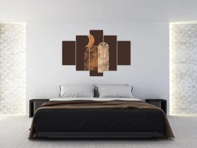 Obraz - Oranžové oblúky N⁰2 (150x105 cm)