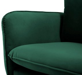 Zamatová štvormiestna pohovka Vienna 230 × 92 × 95 cm