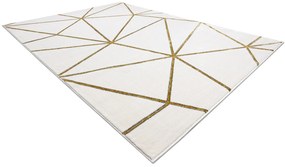 Koberec EMERALD exkluzívny 1013 glamour, geometrický krém / zlatý