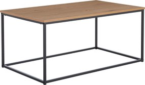 XXXLutz KONFERENČNÝ STOLÍK, čierna, farba duba, kov, kompozitné drevo, 100/60/45 cm MID.YOU - Stolíky do obývačky - 002798005802