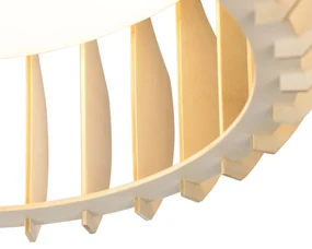 Škandinávske stropné svietidlo béžové 40 cm vrátane LED - Monte