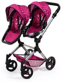 Bayer Design Kočík pre bábiky Twin Neo (bordová)  (100317609)
