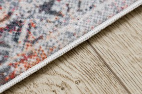 Dywany Łuszczów, Kusový koberec ANDRE Frame 1684, 120x170, červená, chodba / predsieň