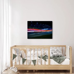 Obraz nočného mesta (70x50 cm)