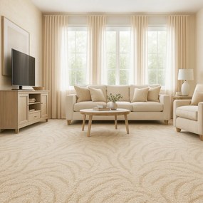 ITC, Koberec metráž Spring 6400, na mieru, šíře 4m, béžová, filc, detská izba