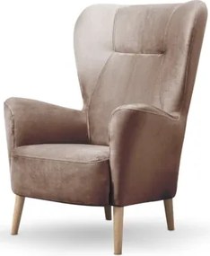 Kreslo Next, hnedá látka%