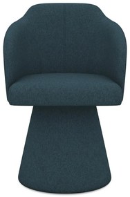 Čalúnené jedálenské kreslo v petrolejovej farbe Kanoa – Makamii