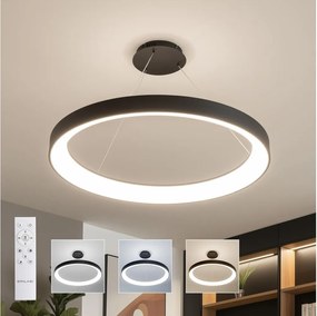 Brilagi - LED stmievateľný luster FALCON II LED/108W/230V 3000-6500K pr. 80 cm čierna + DO