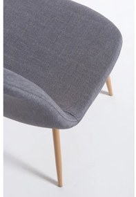 Súprava 2 svetlosivých jedálenských stoličiek Bonami Essentials Lissy