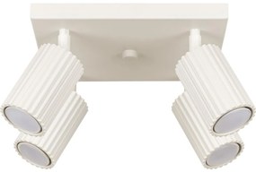 Sollux SL.1602 - Bodové svietidlo KARBON 4xGU10/10W/230V krémová