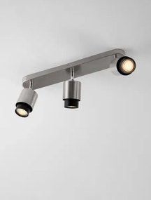 LED nikel designové stropné svietidlo Ison 3