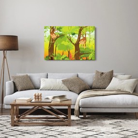 Obraz - Opičiaci (90x60 cm)