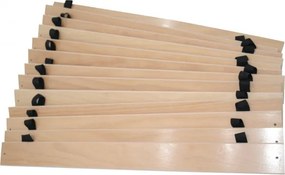 ECOMATRACE LAMELOVÝ ROLOVANÝ ROŠT S 16 LATAMI NA TEXTILNOM PÁSE Rozmery 120x200