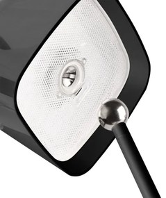 LED Solárna magnetická stolná lampa LED/5W/5V 3000-6000K 3600 mAh IP65 čierna