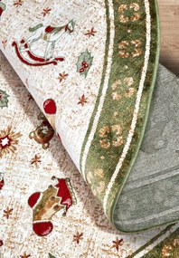 Villeroy & Boch, Kusový koberec Villeroy & Boch Toy's delight so strihaným vlasom 106218 Green, Multicolor kruh, 200x200 (priemer) kruh, zelená, obývacia izba