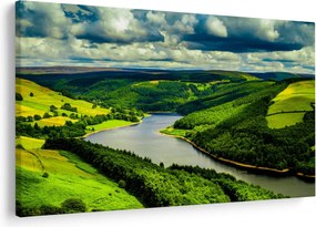Obraz - Zelená krajina (90x60 cm)