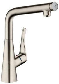 Hansgrohe Metris New, drezová batéria, vzhľad nerezový 14883800