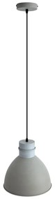 Vidiecka závesná lampa sivá - Dory