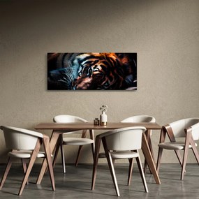 Obraz ležiaceho tigra (120x50 cm)