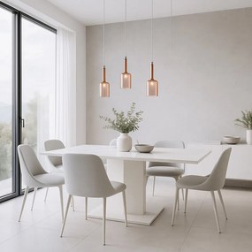 Toolight Toolight, stropné svietidlo 1xG4, APP1699-1CP AMBER B, jantárová-priehľadná, OSW-04307