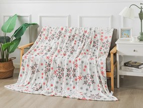 XPOSE® Mikroplyšová deka SNOWFALL 140x200 cm