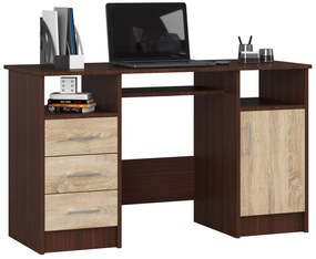 PC stolík Aziza  (wenge + dub sonoma). Akcia -21%. Vlastná spoľahlivá doprava až k Vám domov. 1069613