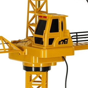 KIK Diaľkovo ovládaný stavebný žeriav RC s hákom, 128 cm