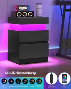 Set dvoch nočných stolíkov KAILYN LET840BC01 (2 ks)