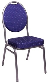 Kvalitná stolička kovová Monza - modrá
