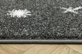 Detský koberec Lima 9572A tmavo sivý/krém Nočné nebo
