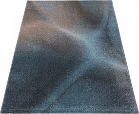Ayyildiz, Kusový koberec Efor 3714 blue, 80x250, modrá, chodba / predsieň