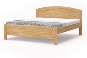 BMB KARLO ART - masívna dubová posteľ 140 x 200 cm, dub masív