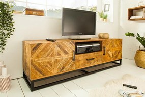 Masívny TV stolík INFINITY HOME 160 cm prírodný, mango
