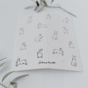 Eulenschnitt Prírodná hubová utierka Rabbit – set 3 ks