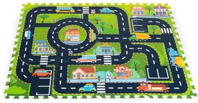 Podlahové penové Puzzle Mesto, cesty a ulice 0121
