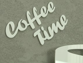 Nástenné hodiny Coffee biele