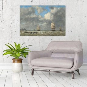 Obraz - Eugène Boudin, Le Havre, reprodukcia (90x60 cm)