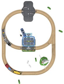 Playtive Drevená železnica (obnoviteľné zdroje energie)  (100367608)