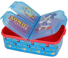 Multibox na desiatu Ježko Sonic s 3 priehradkami